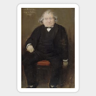 Portrait of Ernest Renan, Philosopher by Jean Beraud Magnet